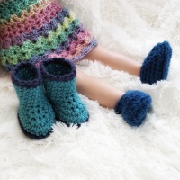Simple Doll Boots